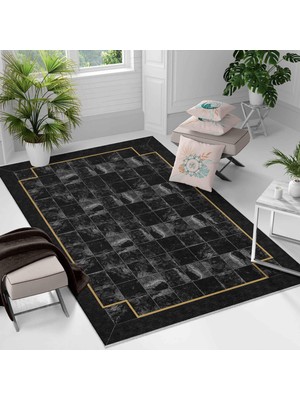 Kaymaz Taban Yıkanabilir Halı – Mutfak, Salon, Yatak Odası Için Modern Dijital Baskı Halı
