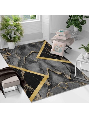 Kaymaz Taban Yıkanabilir Halı – Mutfak, Salon, Yatak Odası Için Modern Dijital Baskı Halı