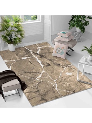 Kaymaz Taban Yıkanabilir Halı – Mutfak, Salon, Yatak Odası Için Modern Dijital Baskı Halı