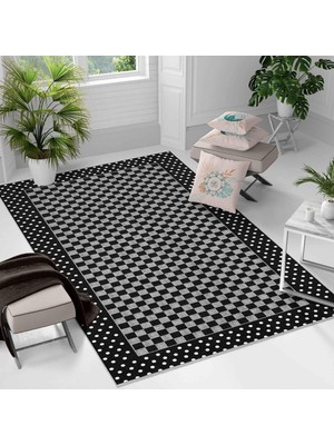 Kaymaz Taban Yıkanabilir Halı – Mutfak, Salon, Yatak Odası Için Modern Dijital Baskı Halı