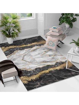 Kaymaz Taban Yıkanabilir Halı – Mutfak, Salon, Yatak Odası Için Modern Dijital Baskı Halı