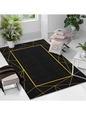 Kaymaz Taban Yıkanabilir Halı – Mutfak, Salon, Yatak Odası Için Modern Dijital Baskı Halı