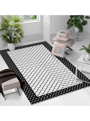 Kaymaz Taban Yıkanabilir Halı – Mutfak, Salon, Yatak Odası Için Modern Dijital Baskı Halı