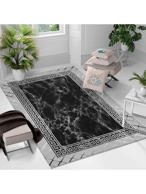 Kaymaz Taban Yıkanabilir Halı – Mutfak, Salon, Yatak Odası Için Modern Dijital Baskı Halı