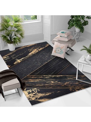 Kaymaz Taban Yıkanabilir Halı – Mutfak, Salon, Yatak Odası Için Modern Dijital Baskı Halı