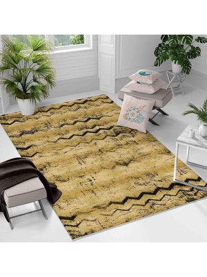 Kaymaz Taban Yıkanabilir Halı – Mutfak, Salon, Yatak Odası Için Modern Dijital Baskı Halı