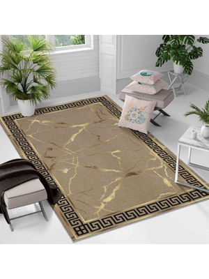 Kaymaz Taban Yıkanabilir Halı – Mutfak, Salon, Yatak Odası Için Modern Dijital Baskı Halı