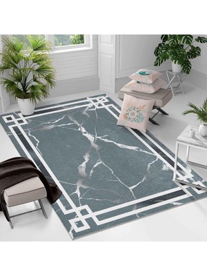 Kaymaz Taban Yıkanabilir Halı – Mutfak, Salon, Yatak Odası Için Modern Dijital Baskı Halı