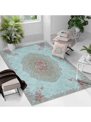 Kaymaz Taban Yıkanabilir Halı – Mutfak, Salon, Yatak Odası Için Modern Dijital Baskı Halı