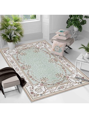 Kaymaz Taban Yıkanabilir Halı – Mutfak, Salon, Yatak Odası Için Modern Dijital Baskı Halı