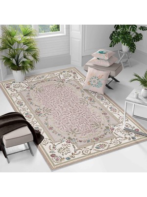 Kaymaz Taban Yıkanabilir Halı – Mutfak, Salon, Yatak Odası Için Modern Dijital Baskı Halı (SLNHAL172)