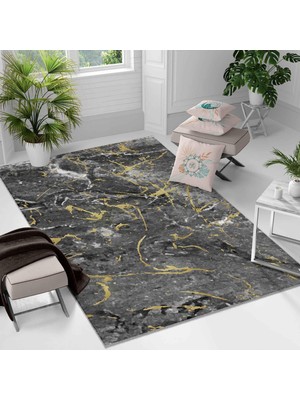 Kaymaz Taban Yıkanabilir Halı – Mutfak, Salon, Yatak Odası Için Modern Dijital Baskı Halı