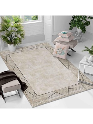 Kaymaz Taban Yıkanabilir Halı – Mutfak, Salon, Yatak Odası Için Modern Dijital Baskı Halı