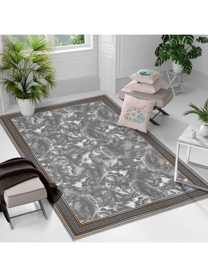 Kaymaz Taban Yıkanabilir Halı – Mutfak, Salon, Yatak Odası Için Modern Dijital Baskı Halı