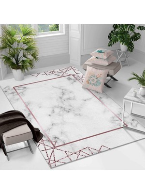 Kaymaz Taban Yıkanabilir Halı – Mutfak, Salon, Yatak Odası Için Modern Dijital Baskı Halı