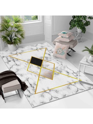Kaymaz Taban Yıkanabilir Halı – Mutfak, Salon, Yatak Odası Için Modern Dijital Baskı Halı