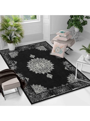 Kaymaz Taban Yıkanabilir Halı – Mutfak, Salon, Yatak Odası Için Modern Dijital Baskı Halı