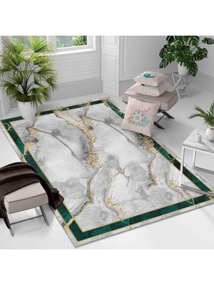 Kaymaz Taban Yıkanabilir Halı – Mutfak, Salon, Yatak Odası Için Modern Dijital Baskı Halı