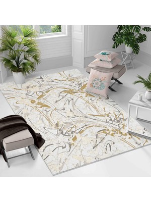 Kaymaz Taban Yıkanabilir Halı – Mutfak, Salon, Yatak Odası Için Modern Dijital Baskı Halı