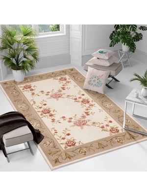 Kaymaz Taban Yıkanabilir Halı – Mutfak, Salon, Yatak Odası Için Modern Dijital Baskı Halı (SLNHAL174)