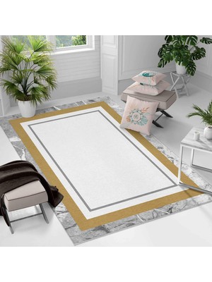 Kaymaz Taban Yıkanabilir Halı – Mutfak, Salon, Yatak Odası Için Modern Dijital Baskı Halı