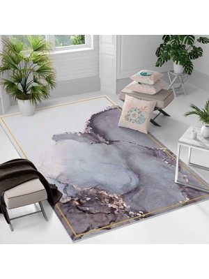 Kaymaz Taban Yıkanabilir Halı – Mutfak, Salon, Yatak Odası Için Modern Dijital Baskı Halı
