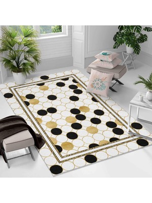 Kaymaz Taban Yıkanabilir Halı – Mutfak, Salon, Yatak Odası Için Modern Dijital Baskı Halı