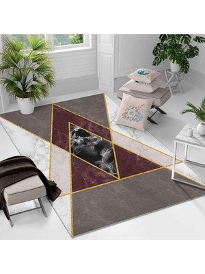 Kaymaz Taban Yıkanabilir Halı – Mutfak, Salon, Yatak Odası Için Modern Dijital Baskı Halı