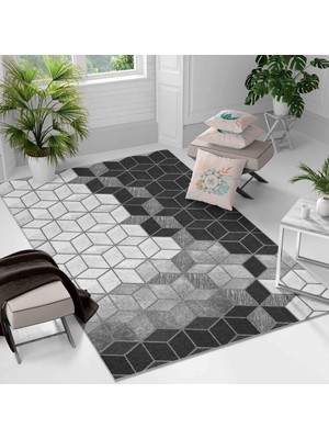 Kaymaz Taban Yıkanabilir Halı – Mutfak, Salon, Yatak Odası Için Modern Dijital Baskı Halı