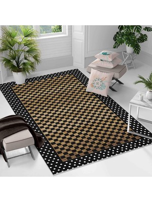 Kaymaz Taban Yıkanabilir Halı – Mutfak, Salon, Yatak Odası Için Modern Dijital Baskı Halı