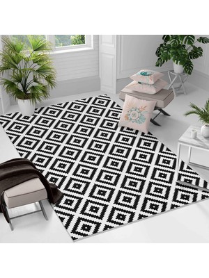 Kaymaz Taban Yıkanabilir Halı – Mutfak, Salon, Yatak Odası Için Modern Dijital Baskı Halı