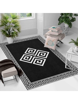 Kaymaz Taban Yıkanabilir Halı – Mutfak, Salon, Yatak Odası Için Modern Dijital Baskı Halı