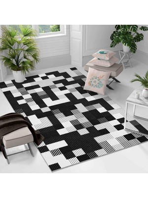 Kaymaz Taban Yıkanabilir Halı – Mutfak, Salon, Yatak Odası Için Modern Dijital Baskı Halı