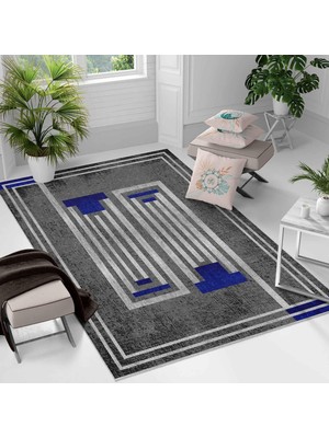 Kaymaz Taban Yıkanabilir Halı – Mutfak, Salon, Yatak Odası Için Modern Dijital Baskı Halı