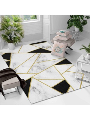 Kaymaz Taban Yıkanabilir Halı – Mutfak, Salon, Yatak Odası Için Modern Dijital Baskı Halı