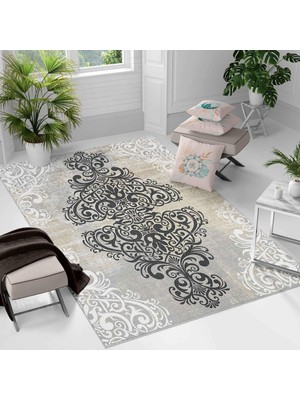 Kaymaz Taban Yıkanabilir Halı – Mutfak, Salon, Yatak Odası Için Modern Dijital Baskı Halı