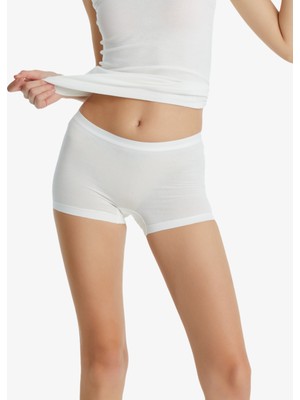 Blackspade Kadın Boxer Essential 1301 - Krem