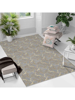 Kaymaz Taban Yıkanabilir Halı – Mutfak, Salon, Yatak Odası Için Modern Dijital Baskı Halı