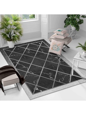 Kaymaz Taban Yıkanabilir Halı – Mutfak, Salon, Yatak Odası Için Modern Dijital Baskı Halı