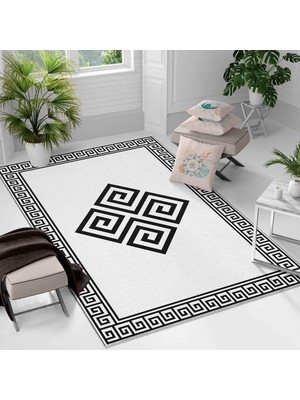 Kaymaz Taban Yıkanabilir Halı – Mutfak, Salon, Yatak Odası Için Modern Dijital Baskı Halı