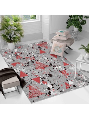 Kaymaz Taban Yıkanabilir Halı – Mutfak, Salon, Yatak Odası Için Modern Dijital Baskı Halı