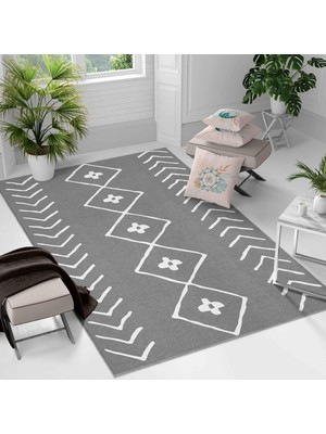 Kaymaz Taban Yıkanabilir Halı – Mutfak, Salon, Yatak Odası Için Modern Dijital Baskı Halı (SLNHAL178)