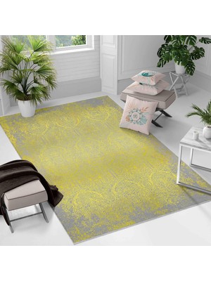 Kaymaz Taban Yıkanabilir Halı – Mutfak, Salon, Yatak Odası Için Modern Dijital Baskı Halı