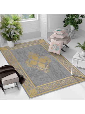 Kaymaz Taban Yıkanabilir Halı – Mutfak, Salon, Yatak Odası Için Modern Dijital Baskı Halı