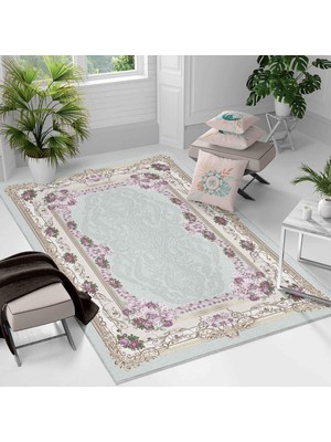 Kaymaz Taban Yıkanabilir Halı – Mutfak, Salon, Yatak Odası Için Modern Dijital Baskı Halı