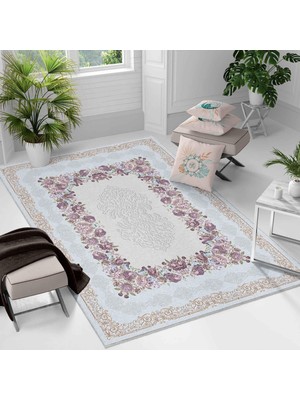 Kaymaz Taban Yıkanabilir Halı – Mutfak, Salon, Yatak Odası Için Modern Dijital Baskı Halı