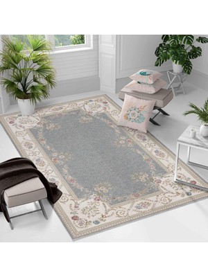 Kaymaz Taban Yıkanabilir Halı – Mutfak, Salon, Yatak Odası Için Modern Dijital Baskı Halı (SLNHAL175)