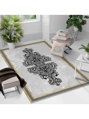 Kaymaz Taban Yıkanabilir Halı – Mutfak, Salon, Yatak Odası Için Modern Dijital Baskı Halı