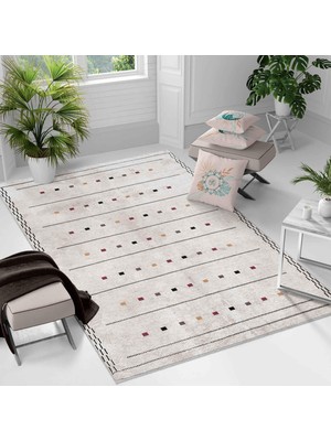 Kaymaz Taban Yıkanabilir Halı – Mutfak, Salon, Yatak Odası Için Modern Dijital Baskı Halı