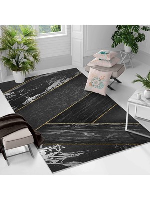 Kaymaz Taban Yıkanabilir Halı – Mutfak, Salon, Yatak Odası Için Modern Dijital Baskı Halı